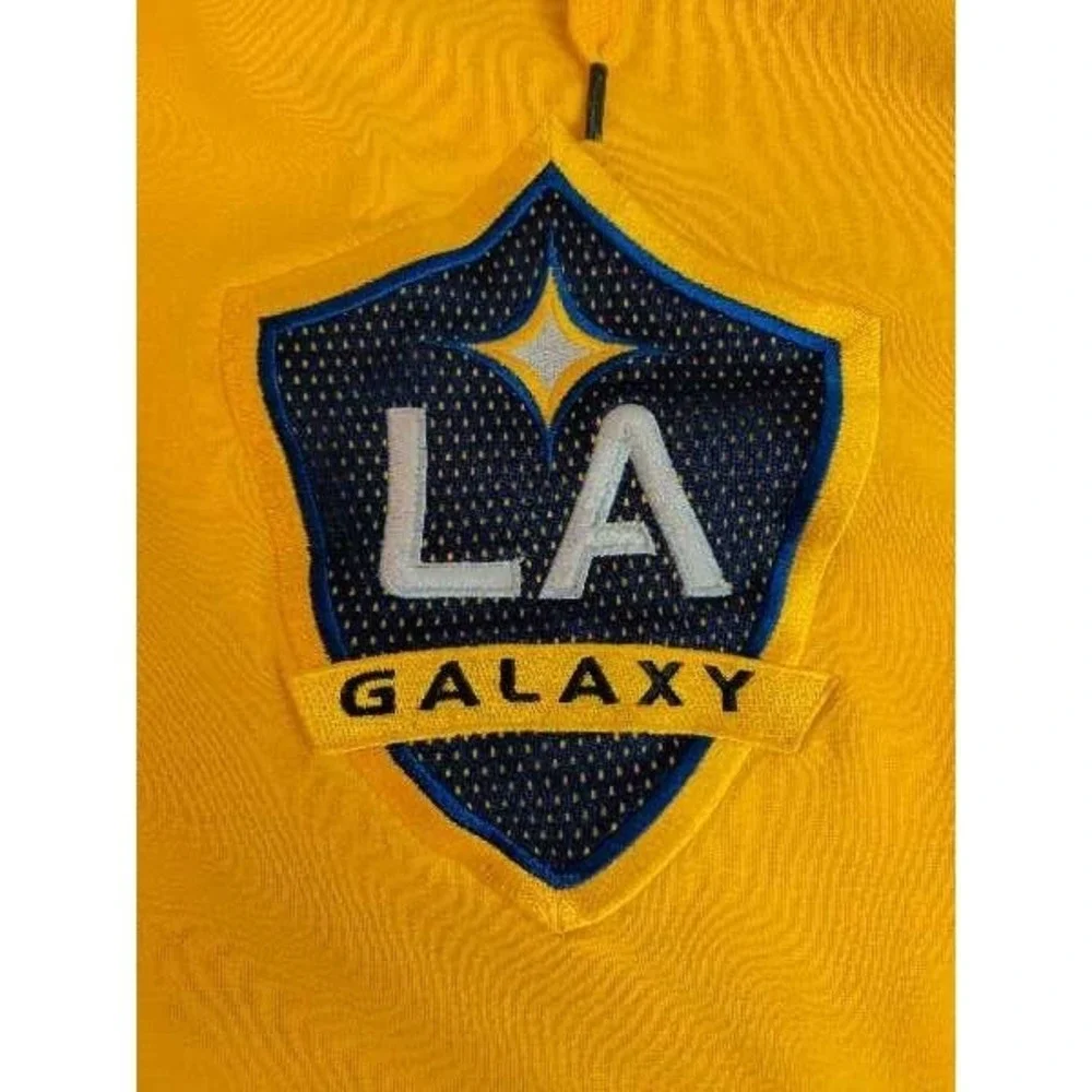 LA Galaxy Adidas Hoodie Lot 2 Men's Medium Soccer Pullover Athletic